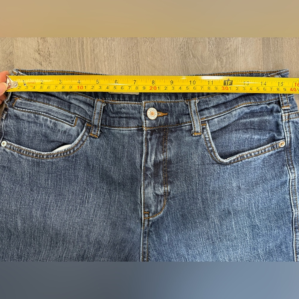 Pilcro Blue Wide Leg Jeans - Picture 11 of 13